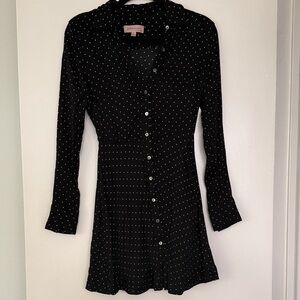 Philosophy Black and White Polka Dot dress
